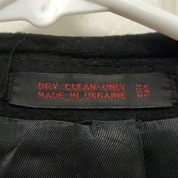 Mens Wool Coat,Black by BOSTON'S TRADERS - Picture 5 of 14